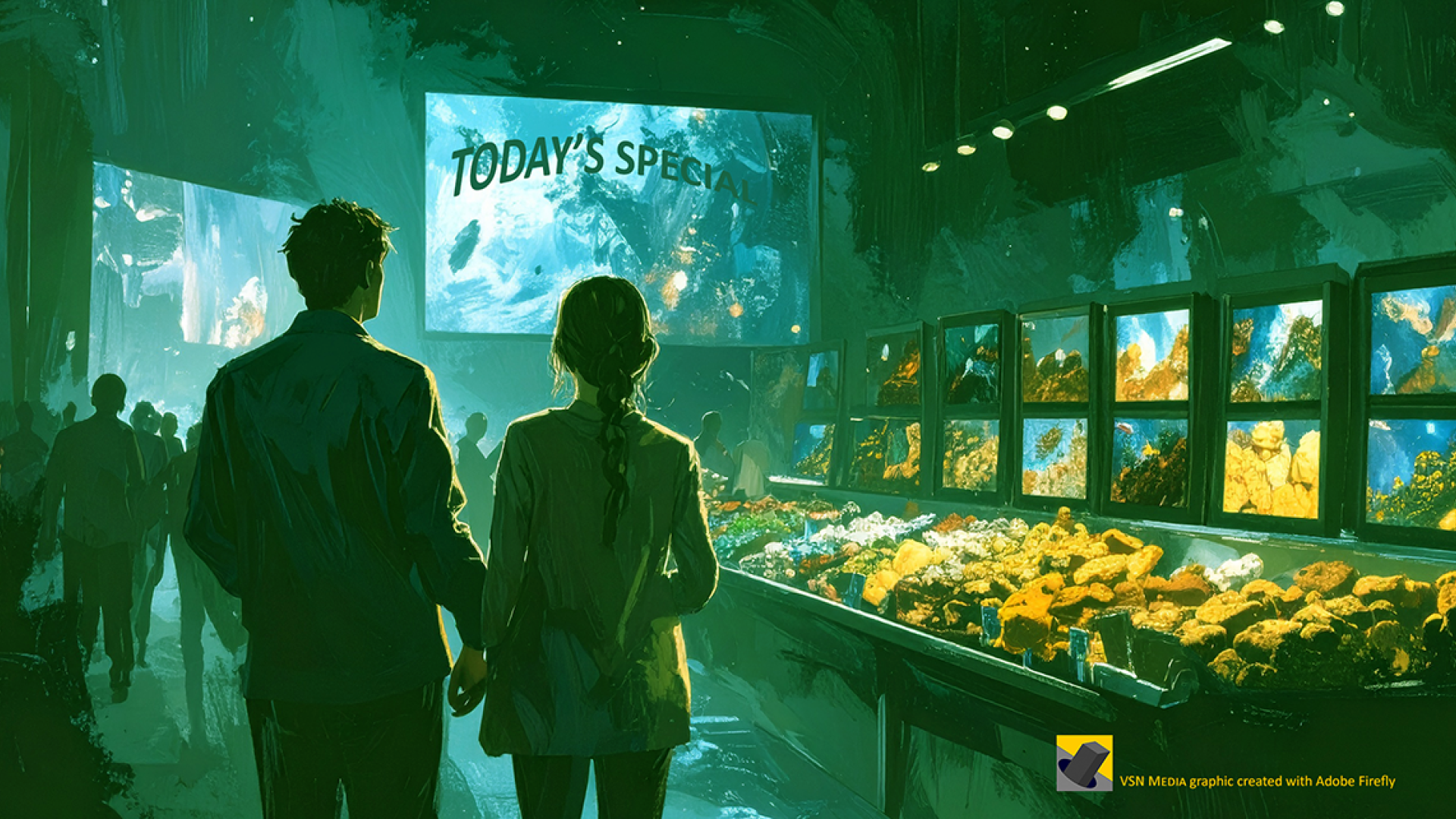 Shoppers view in-store retail media