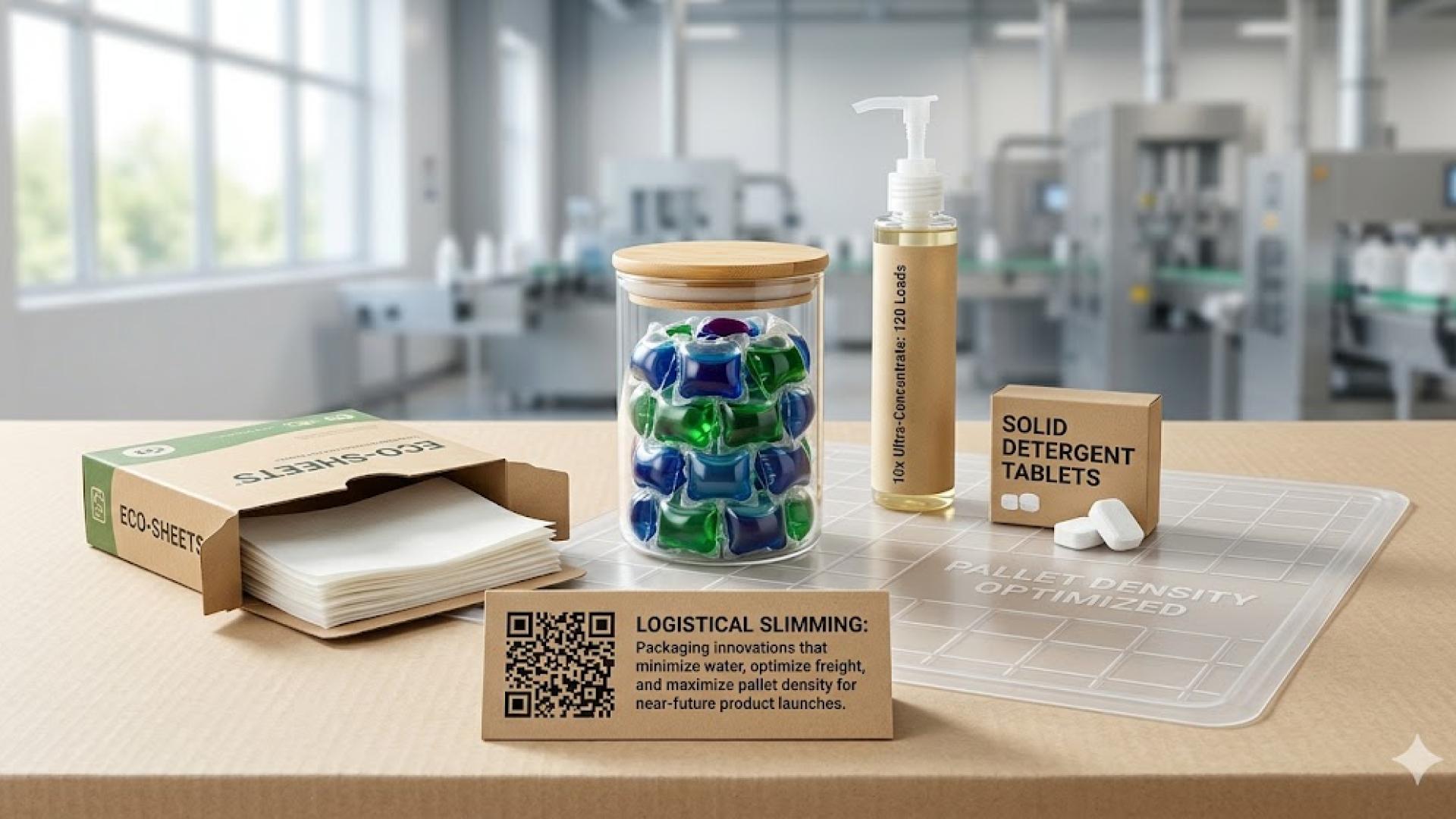 The next wave of laundry products packs far less water