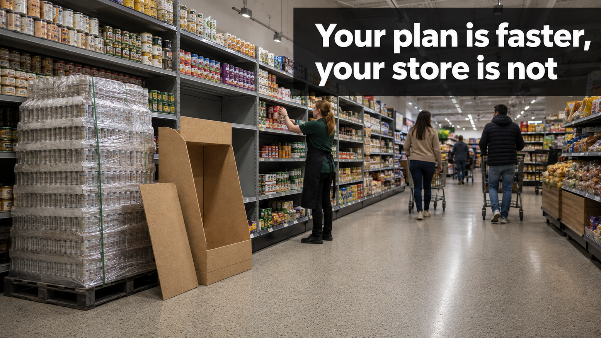 Store image with text overlay