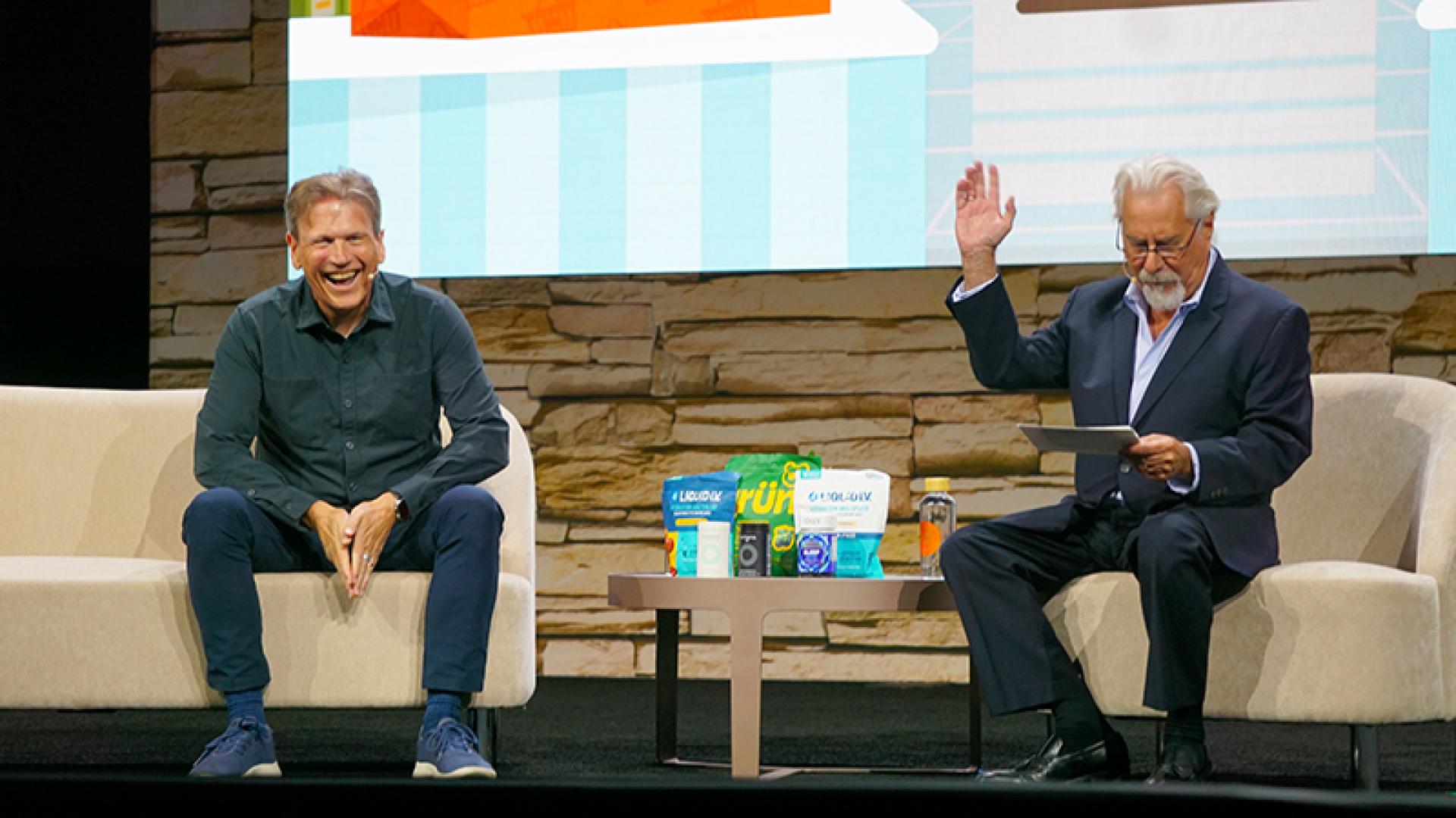 Solheim and Lempert at Groceryshop