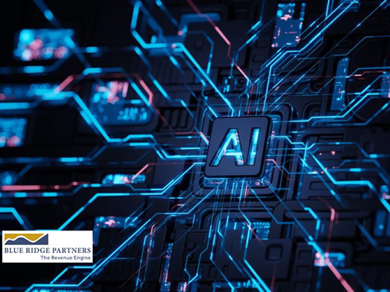 AI hero graphic provided by Blue Ridge Partners